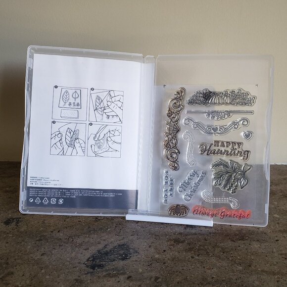 Stampin' Up! 'CELEBRATION TIDINGS' Photopolymer Stamp Set (Used) - Picture 3 of 7